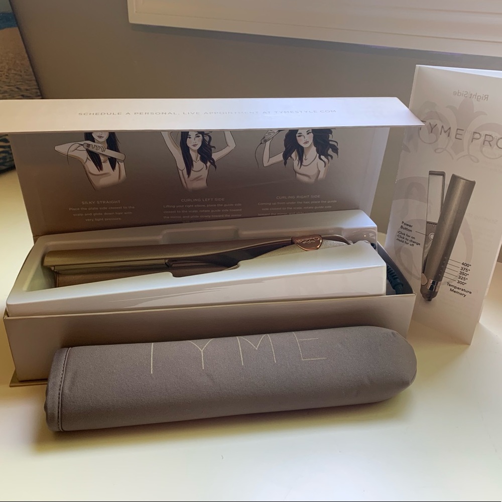TYME Pro Style Iron - Never Used/New in Box